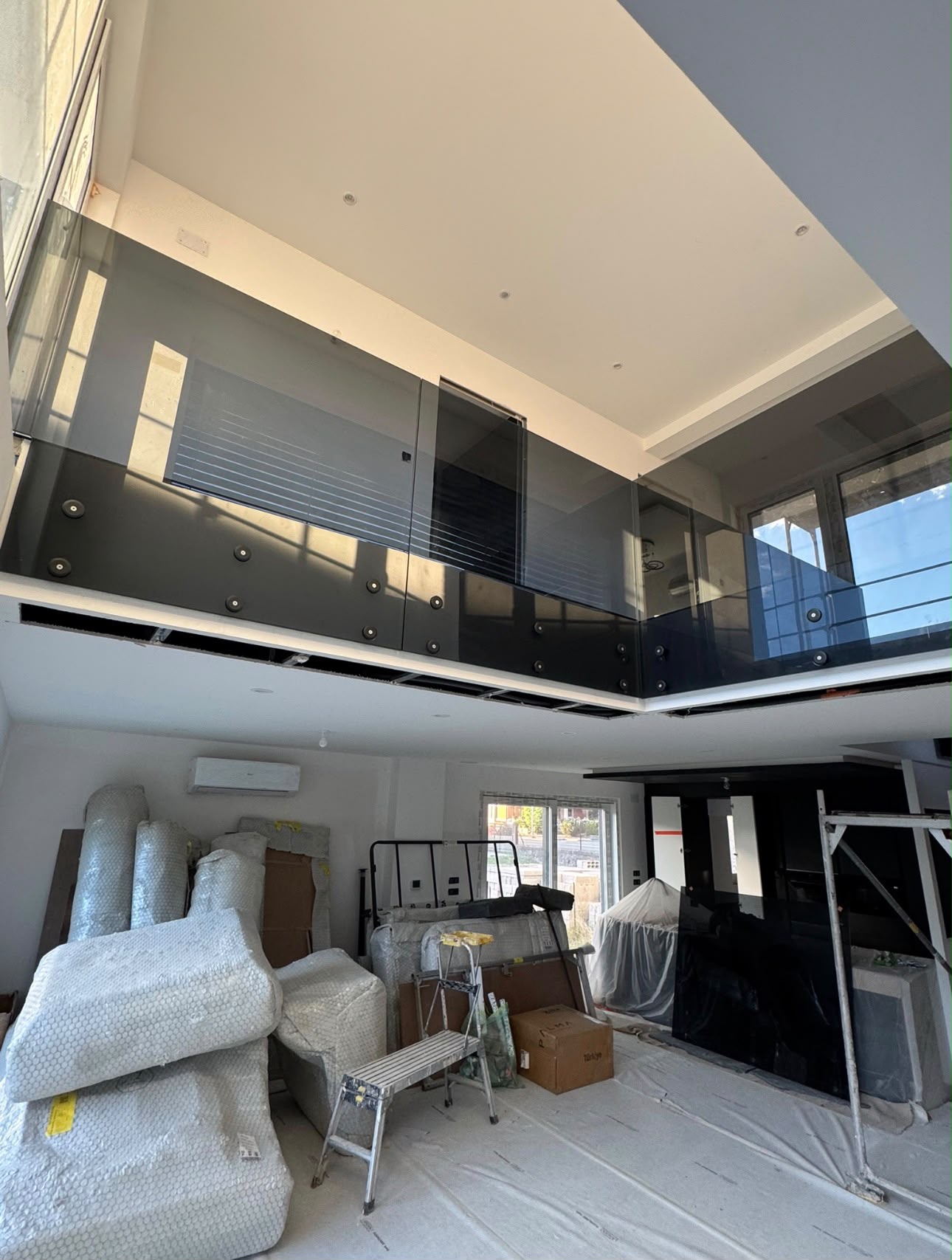 Chantier de carrelage et sols